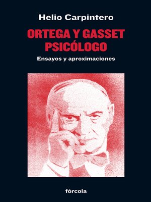 cover image of Ortega y Gasset psicólogo